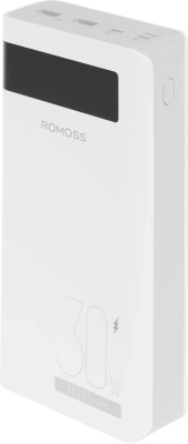 Мобильный аккумулятор Romoss Sense8PS Pro 30000mAh QC3.0/PD3.0 5A белый (1745988)