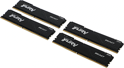 Память DDR4 4x8GB 3600MHz Kingston KF436C17BBK4/32 Fury Beast Black RTL Gaming PC4-28800 CL17 DIMM 288-pin 1.35В kit single rank с радиатором Ret