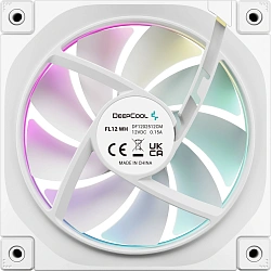 Вентилятор для корпуса Deepcool FL12 Wh ARGB 120х120x25 белый 4-pin 32дБ (R-FL12-WHAPN1-G) Ret