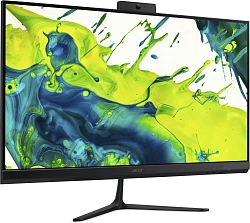 Моноблок Acer Aspire C27B-GARL 27" Full HD Core Ultra 7 255U (1.7) 16Gb SSD1Tb Graphics Eshell GbitEth WiFi BT клавиатура мышь Cam черный 1920x1080