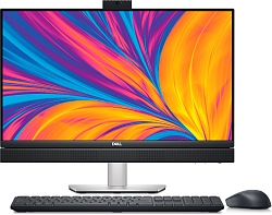 Моноблок Dell Optiplex 7420 23.8" Full HD i7 14700 (2.1) 32Gb SSD1Tb UHDG 770 CR Windows 11 Pro GbitEth WiFi BT 130W клавиатура мышь Cam черный 1920x1080