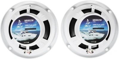 Колонки автомобильные ACV Marine MR802 80Вт 90дБ 20см (8дюйм) (ком.:2кол.) коаксиальные двухполосные