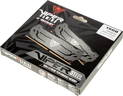 Память DDR4 2x8Gb 3200MHz Patriot PVS416G320C6K Viper Steel RTL Gaming PC4-25600 CL16 DIMM 288-pin 1.35В single rank с радиатором Ret