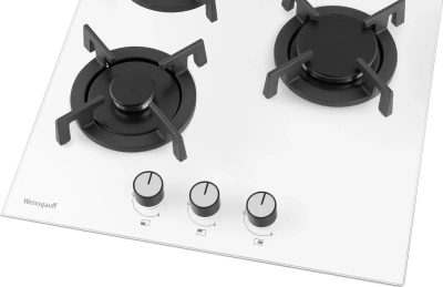 Газовая варочная поверхность Weissgauff HG 453 WGV белый