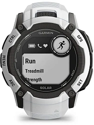 Смарт-часы Garmin Instinct 2X Solar 50мм 1" MIP корп.белый/черный рем.белый (010-02805-04)