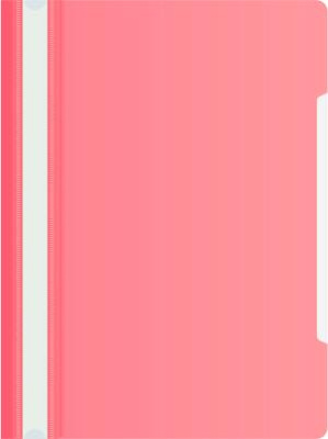 Папка-скоросшиватель Бюрократ -PS20PINK A4 прозрач.верх.лист пластик розовый 0.12/0.16