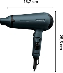Фен Rowenta CV4753F1 2200Вт черный/синий (1830008886)