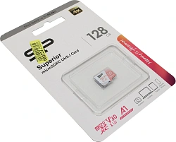 Флеш карта microSDXC 128GB Silicon Power SP128GBSTXDV3V20 Superior V30 A1 w/o adapter