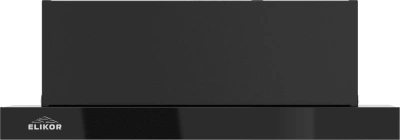 Вытяжка встраиваемая Elikor Интегра Glass 50Н-400-В2Д нержавеющая сталь/стекло черное управление: кнопочное (1 мотор)