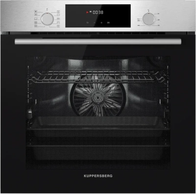 Духовой шкаф Электрический Kuppersberg HF 609 BX черный/нержавеющая сталь