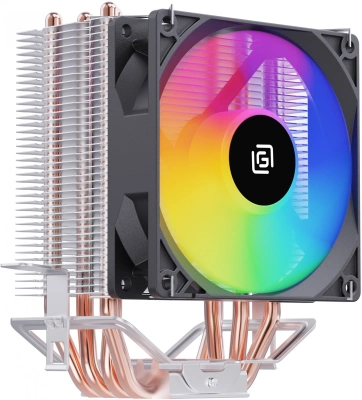 Устройство охлаждения(кулер) Оклик OG-CPC130FRGB-1 RGB Soc-AM5/AM4/1200/1700/1851 черный 3-pin 18-23dB Al+Cu 130W 453gr Ret