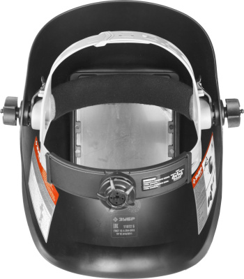 Маска сварщика Зубр МСО-11 филь.:стекло см.экр.110x90мм черный (11072)