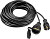 Удлинитель силовой Stayer 55026-20 3x1.5кв.мм 1розет. 20м КГ без катушки черный