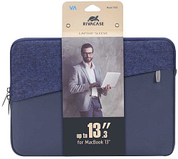 Чехол для ноутбука 13.3" Riva 7903 синий полиэстер (7903 BLUE)