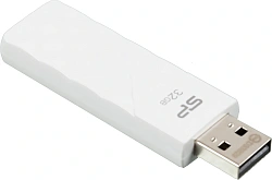 Флеш Диск Silicon Power 32Gb Ultima U03 SP032GBUF2U03V1W USB2.0 белый