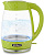 Чайник электрический Kitfort КТ-6123-2 2л. 2200Вт салатовый корпус: стекло/металл/пластик
