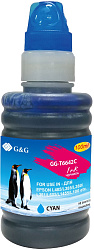 Чернила G&G GG-T6642C голубой 100мл для Epson L100, L110, L120, L130, L132, L210, L222