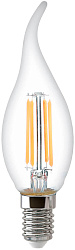 Лампа филам. Thomson Filament TH-B2074 5Вт цок.:E14 свеча 220B св.свеч.бел.нейт. Tail Candle (упак.:1шт)