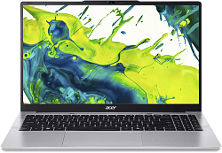 Ноутбук Acer Aspire Lite AL15-72P-76WK Core i7 13620H 16Gb SSD512Gb Intel UHD Graphics 15.6" IPS FHD (1920x1080) без ОС silver WiFi BT Cam 5100mAh (NX.D5HEM.001)