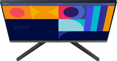 Монитор Samsung 24" Essential S3 S24C330GAI черный IPS LED 1ms 16:9 HDMI полуматовая 250cd 178гр/178гр 1920x1080 100Hz FreeSync DP WQ USB 2.9кг