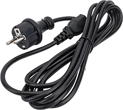 Шнур питания Lanmaster LAN-PP13/SH-3.0-BK C13-Schuko проводник.:3x0.75мм2 3м 220В черный