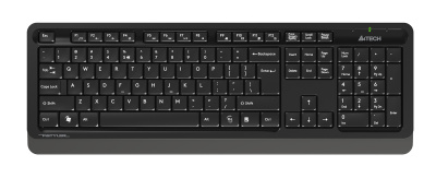 Клавиатура + мышь A4Tech Fstyler FG1010S клав:черный/серый мышь:черный/серый USB беспроводная Multimedia (FG1010S GREY)
