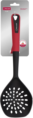 Шумовка для первых/вторых блюд Rondell Craft RD-1873 черный/красный упак.:картонная подложка