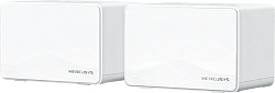 Роутер беспроводной Mercusys Halo H25BE (HALO H25BE(2-PACK)) BE3600 10/100/1000BASE-TX белый (упак.:2шт)