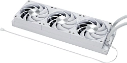 Система водяного охлаждения PcCooler DS360 Display ARGB Soc-AM5/AM4/1200/1700/1851 белый 4-pin 39.8dB Al LCD 310W Ret (DS360-WHAWXY-GL)
