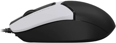 Мышь A4Tech Fstyler FM12 Panda белый/черный оптическая 1200dpi USB 3but