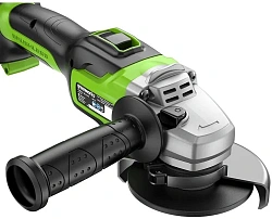 Углошлифовальная машина Greenworks GD24AG 758Вт 10500об/мин рез.шпин.:M14 d=125мм (3200207CUH)