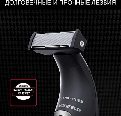 Триммер Rowenta TN602LF0 черный (насадок в компл:2шт)