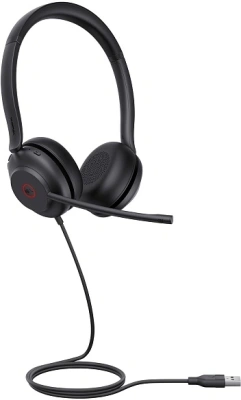 Гарнитура проводная Yealink UH35 Dual UC черный