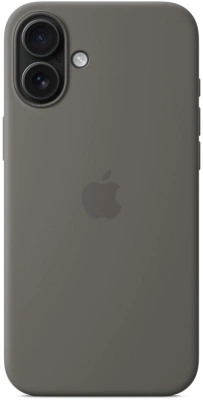 Чехол (клип-кейс) Apple для Apple iPhone 16 Plus Silicone Case with MagSafe серый Stone Gray (MYYC3ZM/A)