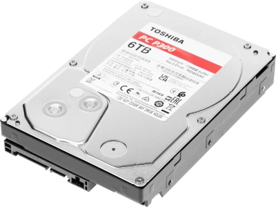 Жесткий диск Toshiba Original SATA-III 6TB HDWD260UZSVA Desktop P300 4KN (5400rpm) 128Mb 3.5"