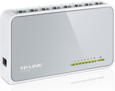 Коммутатор TP-Link TL-SF1008D 8x100Mb неуправляемый