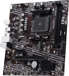 Материнская плата MSI PRO A520M-S Soc-AM4 AMD A520 2xDDR4 mATX AC`97 8ch(7.1) GbLAN RAID+HDMI