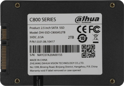 Накопитель SSD Dahua SATA-III 2TB DHI-SSD-C800AS2TB C800A 2.5"