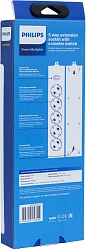 Сетевой фильтр Philips CHP2155WA/51 2м (5 розеток) белый (коробка)