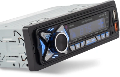 Автомагнитола Digma MCP-455 1DIN 4x50Вт v5.0 USB 2.0 AUX 4 ПДУ