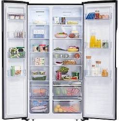 Холодильник Gorenje NRS918EMB 2-хкамерн. черный инвертер