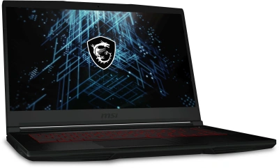 Ноутбук MSI GF63 Thin 11UCX-1609XRU Core i5 11260H 16Gb SSD256Gb NVIDIA GeForce RTX 2050 4Gb 15.6" IPS FHD (1920x1080) FreeDOS black WiFi BT Cam (9S7-16R612-1609)