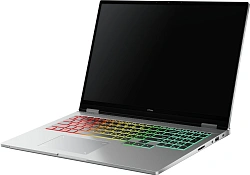 Ноутбук Infinix GTBook GL614 Core i5 13420H 16Gb SSD512Gb NVIDIA GeForce RTX 5060 8Gb 16" IPS 2K (2560x1600) FreeDOS silver WiFi BT Cam (71005000135)