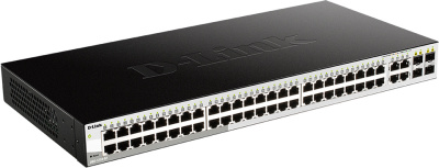 Коммутатор D-Link DGS-1210-52/FL2A (L2) 52x1Гбит/с 4xКомбо(1000BASE-T/SFP) управляемый