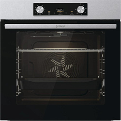 Духовой шкаф Электрический Gorenje BO6735E05X нержавеющая сталь/черный
