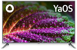 Телевизор LED Starwind 55" SW-LED55UG400 Яндекс.ТВ стальной 4K Ultra HD 60Hz DVB-T DVB-T2 DVB-C DVB-S DVB-S2 USB WiFi Smart TV