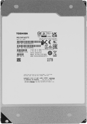Жесткий диск Toshiba SATA-III 22TB MG10AFA22TE Server Enterprise Capacity 512E (7200rpm) 512Mb 3.5"