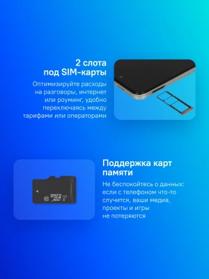 Смартфон Infinix X6531B Hot 50i 128Gb 4Gb серый титан моноблок 3G 4G 2Sim 6.78" 720x1600 Android 14 48Mpix 802.11 a/b/g/n/ac NFC GPS GSM900/1800 GSM1900 Protect FM A-GPS microSD max2048Gb