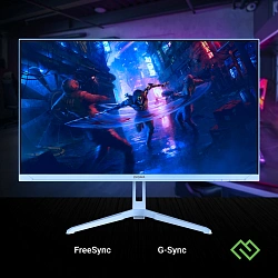 Монитор Digma 23.8" Overdrive 24P410F голубой IPS LED 1ms 16:9 HDMI матовая 300cd 178гр/178гр 1920x1080 200Hz G-Sync FreeSync DP FHD USB 3.7кг
