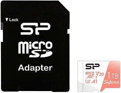 Флеш карта microSDXC 1TB Silicon Power SP001TBSTXDV3V20SP Superior w/o adapter